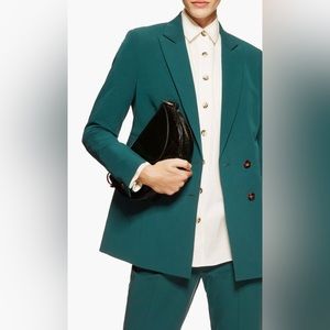 Topshop Deep Emerald Suit Set (Sz: 4)